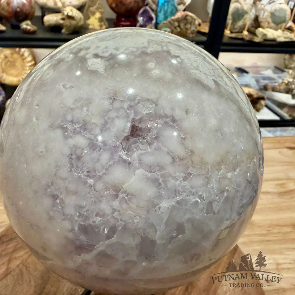 Flower Agate Sphere 6.31’’ - Sphere