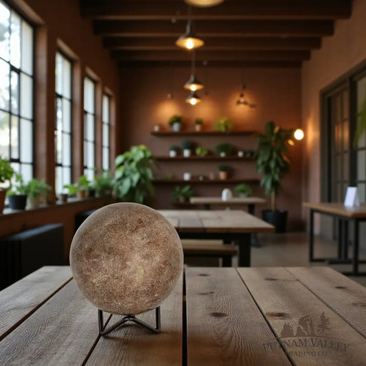 Fossilized Dinosaur Bone Sphere 3.7’’ Fossil Sphere