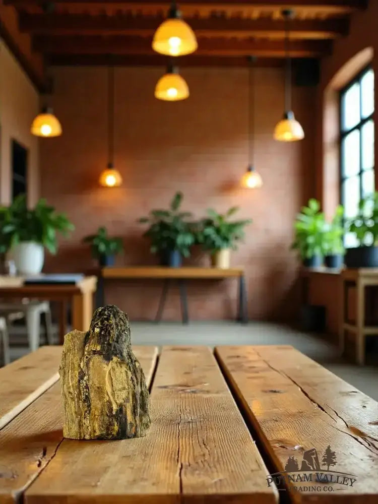 Genuine Petrified Wood Table Accent - Putnam Valley Trading Co.