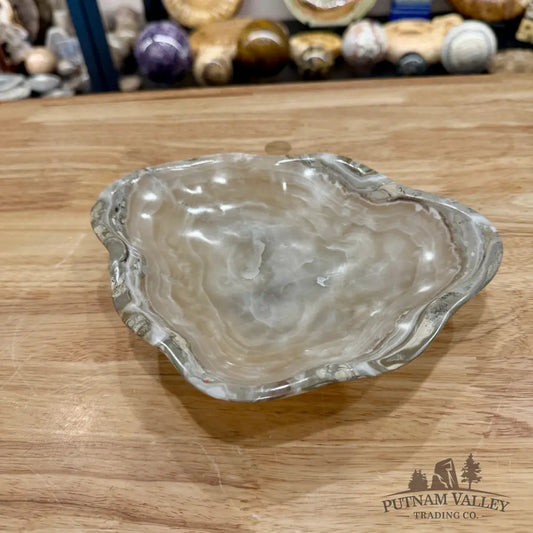 Gray Mexican Onyx Bowl 8’’ - Bowl