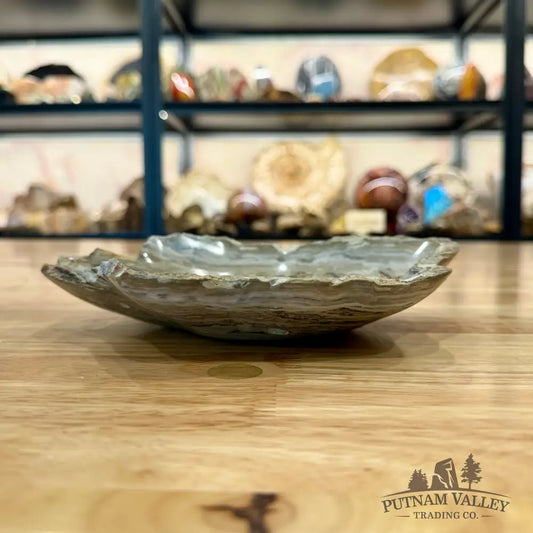 Gray Mexican Onyx Rustic Bowl 8’’ - Bowl