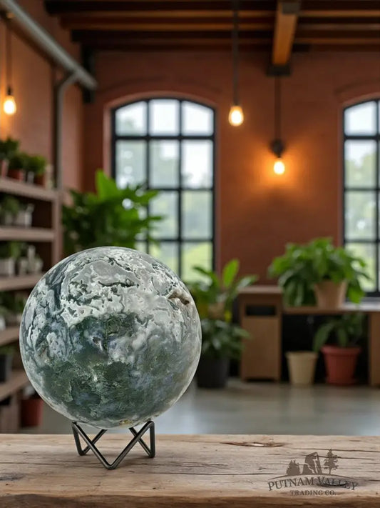 Moss Agate Sphere Sphere