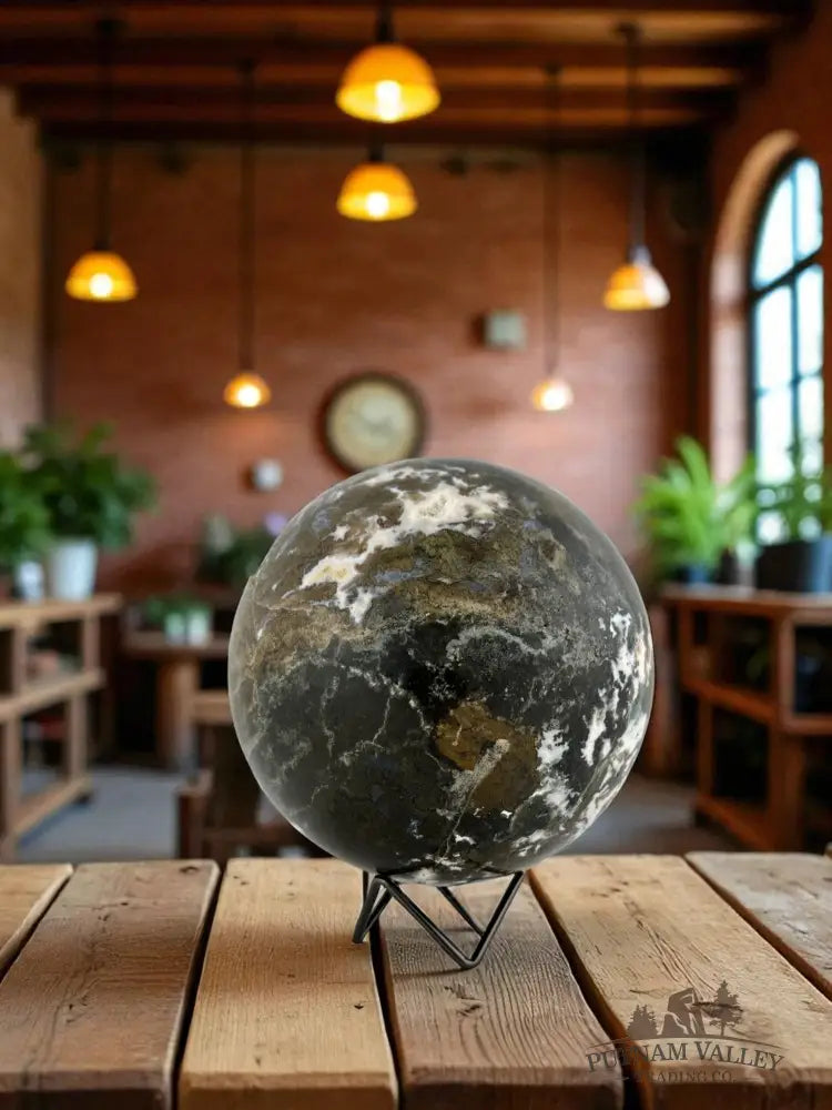 Moss Agate Sphere Specimen