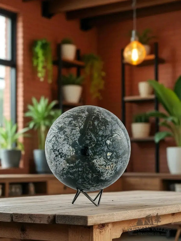 Moss Agate Sphere Specimen