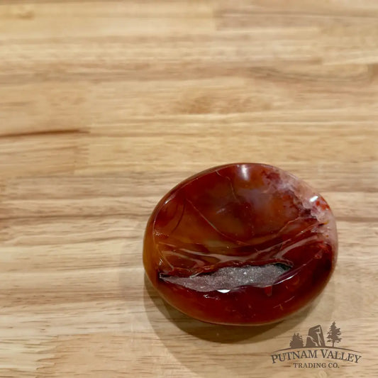 Handcrafted Carnelian Dish 3.2’’ Bowl