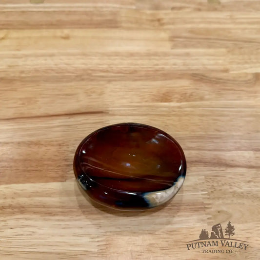 Handcrafted Carnelian Dish 3.51’’ Bowl