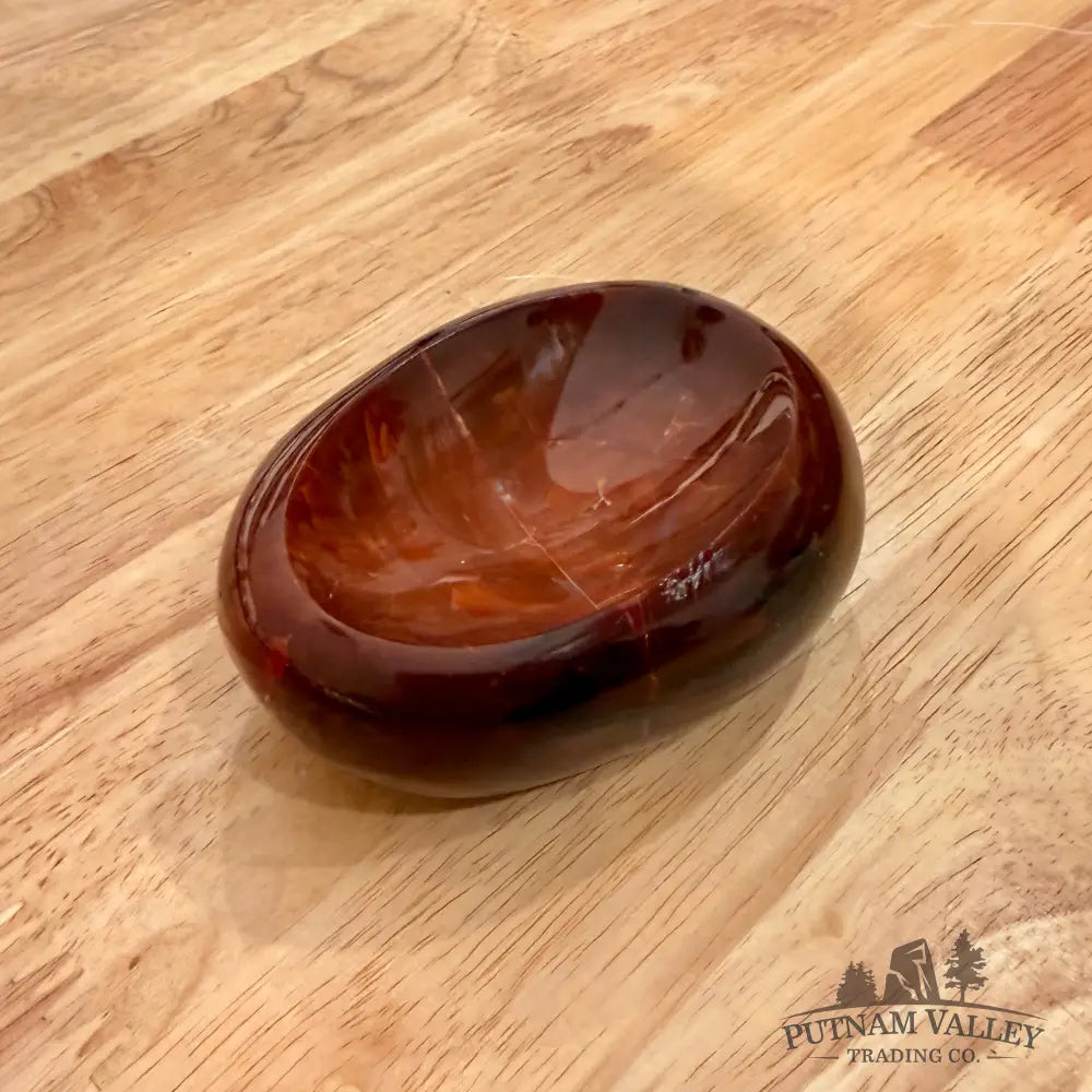 Handcrafted Carnelian Dish 3.62’’ Bowl