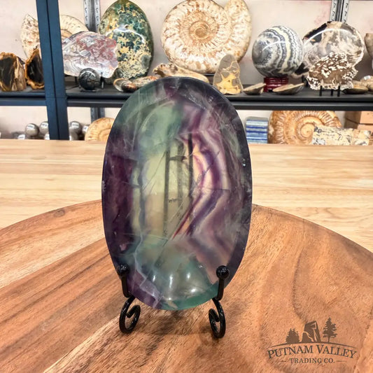 Handcrafted Fluorite Dish 4.24’’ - Bowl