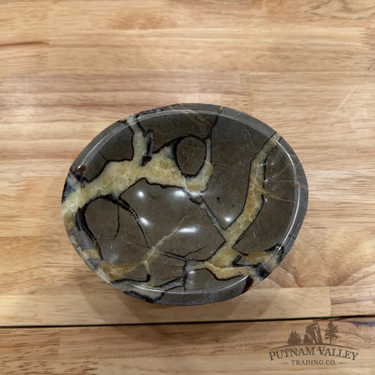 Handcrafted Madagascar Septarian Dish Bowl
