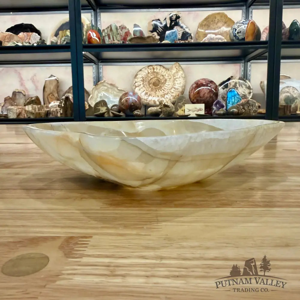 Handcrafted Mexican Onyx Bowl 9.75’’ - Bowl