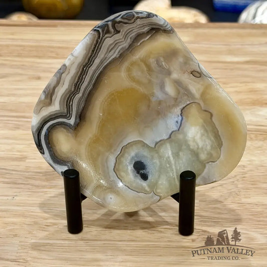 Handcrafted Mexican Zebra Onyx Dish 4.75’’ - Plate