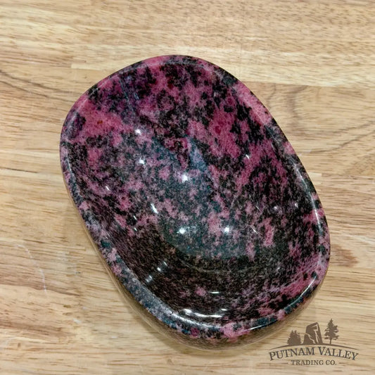 Handcrafted Rhodonite Bowl 4.65’’ - Bowl
