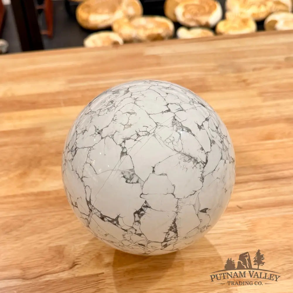 Howlite Sphere 10.06lb Sphere