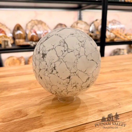 Howlite Sphere 12.2lb Sphere