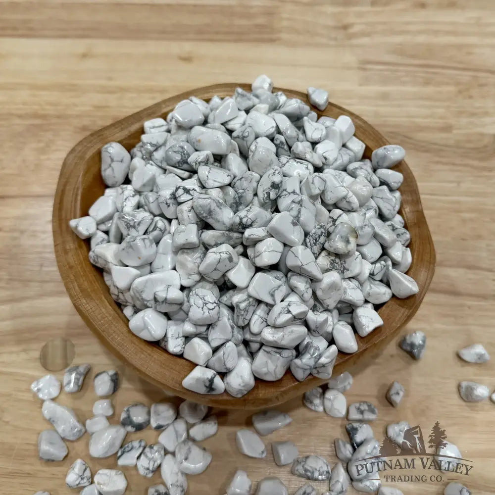 Howlite Tumbles (½ lb) | Freeform - Tumbled Stone