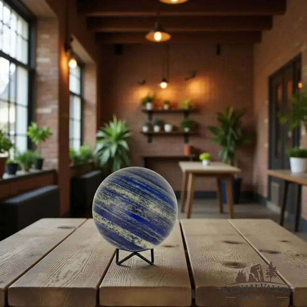 Lapis Lazuli Sphere 4.57" - Putnam Valley Trading Co.