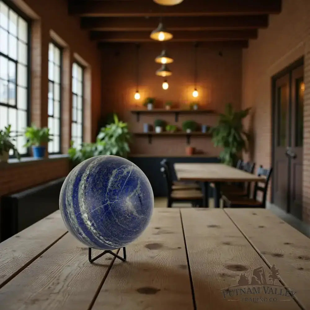 Lapis Lazuli Sphere 5.06" - Putnam Valley Trading Co.