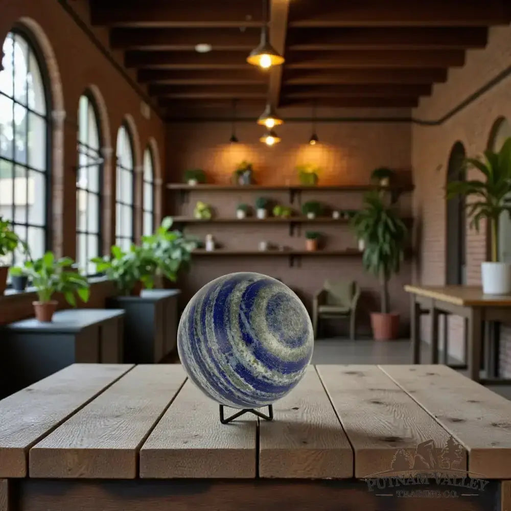 Lapis Lazuli Sphere 5.06" - Putnam Valley Trading Co.