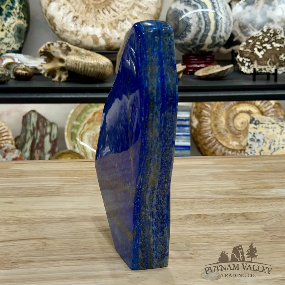 Lapis Lazuli Table Accent 9.6’’, UV Reactive Glow - Accent