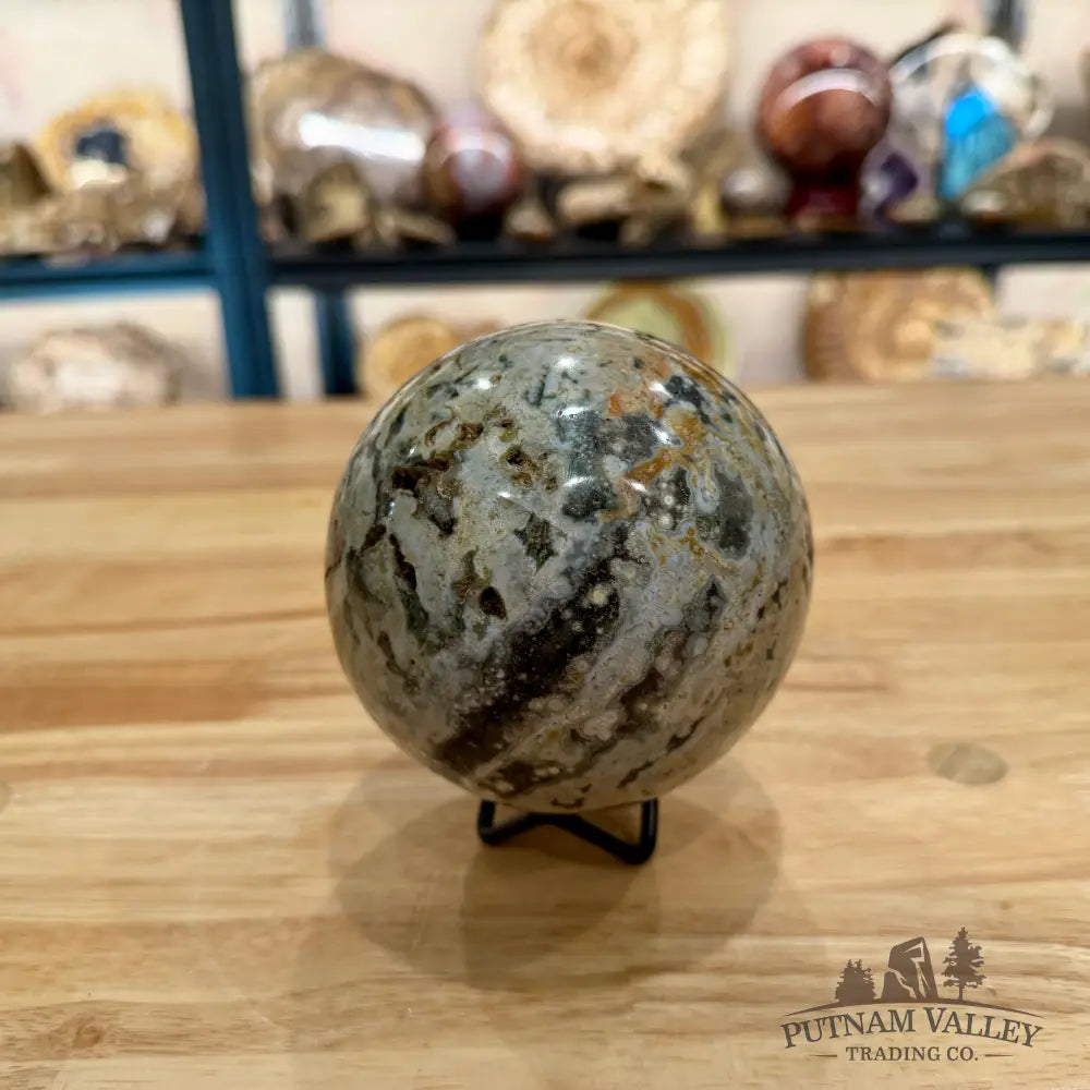 Madagascar Ocean Jasper Sphere 4.06’’ Sphere