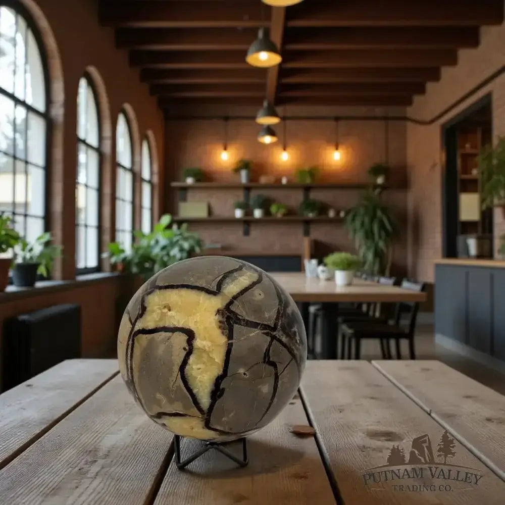 Septarian Sphere 5.2" - Putnam Valley Trading Co.