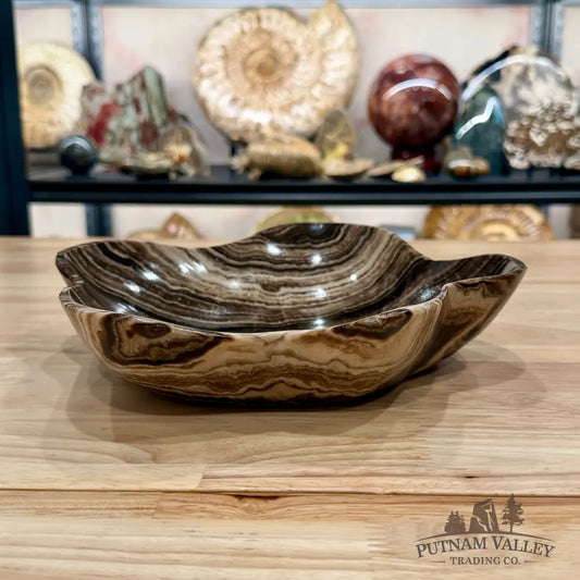 Mexican Chocolate Onyx Bowl 10’’ - Bowl
