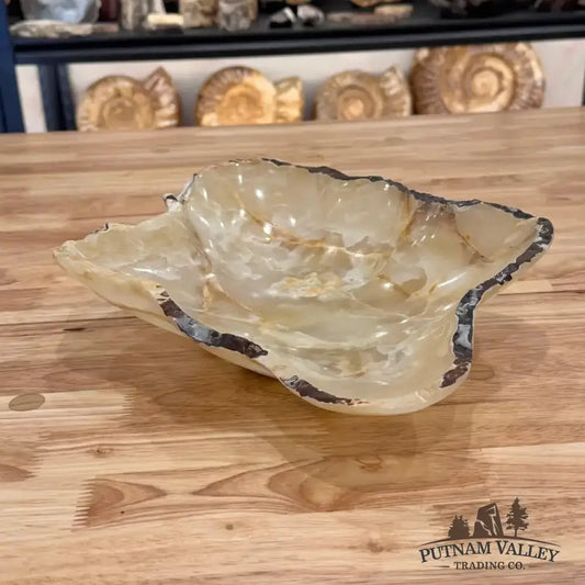Mexican Onyx Decorative Bowl - Putnam Valley Trading Co.