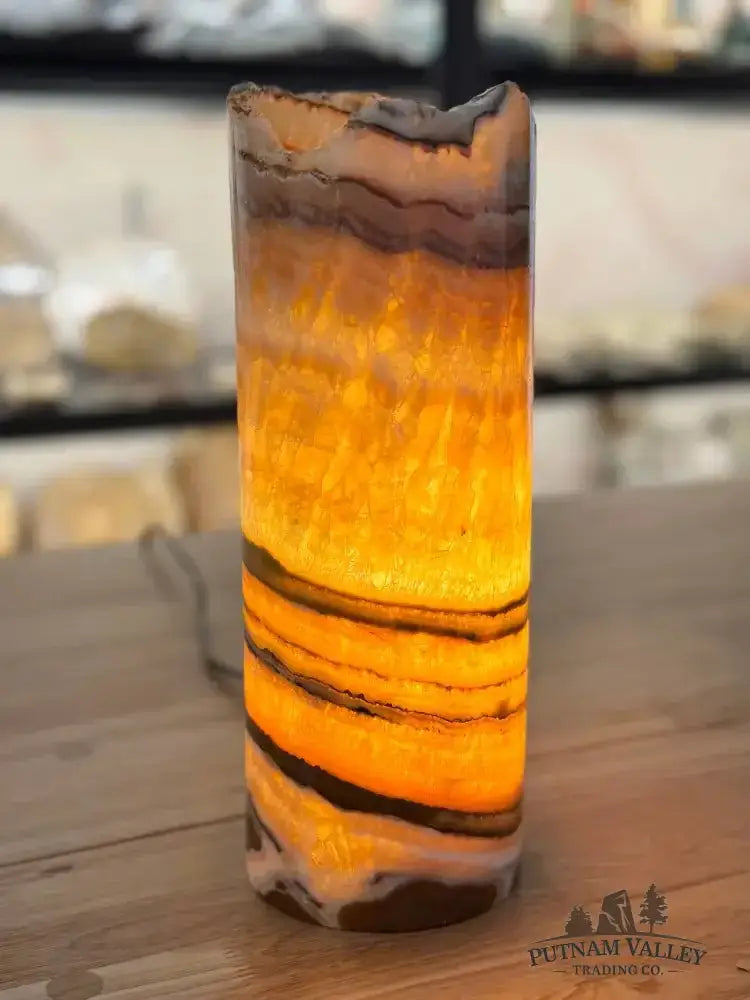 Mexican Onyx Lamp - Putnam Valley Trading Co.