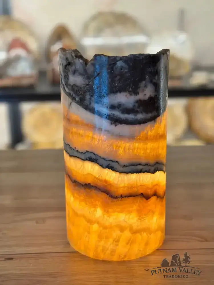Mexican Onyx Lamp - Putnam Valley Trading Co.
