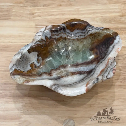 Mexican Pistachio Onyx Bowl 7.75’’ - Bowl
