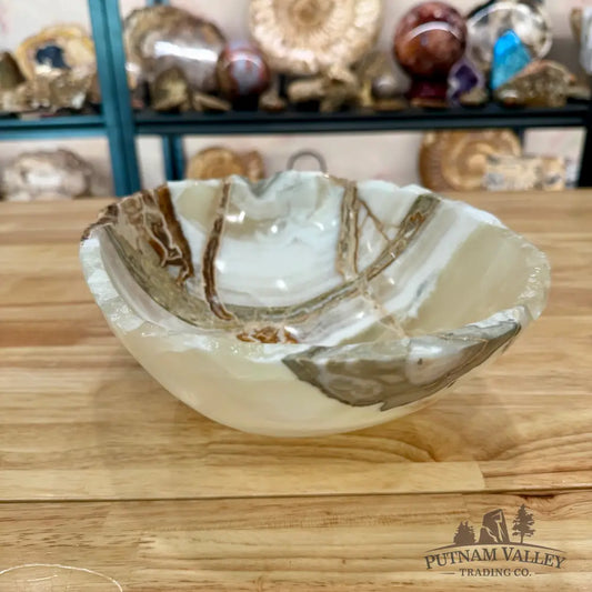 Mexican White Onyx Bowl Bowl