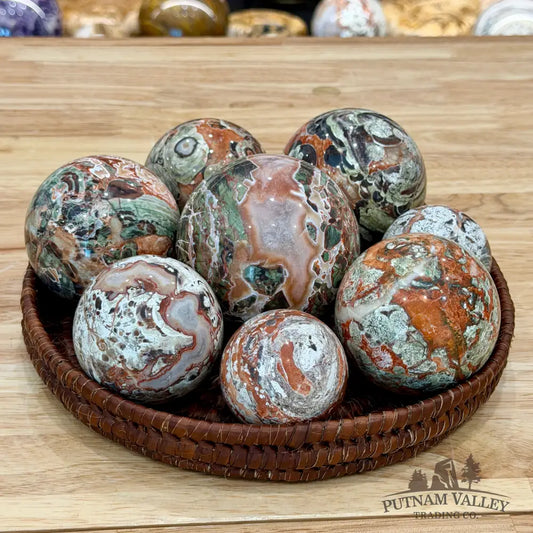 Money Agate Spheres | In Select Sizes 2’’ - 2.4’’ Sphere