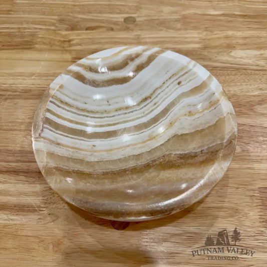 Moroccan Cream Aragonite Bowl 8’’ - Bowl