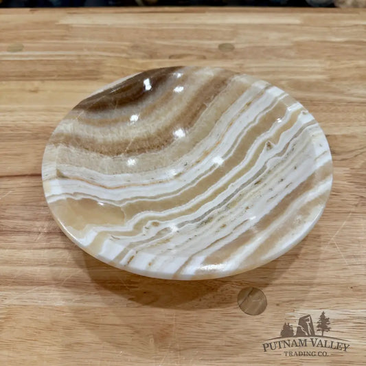 Moroccan Cream Aragonite Bowl 8’’ - Bowl