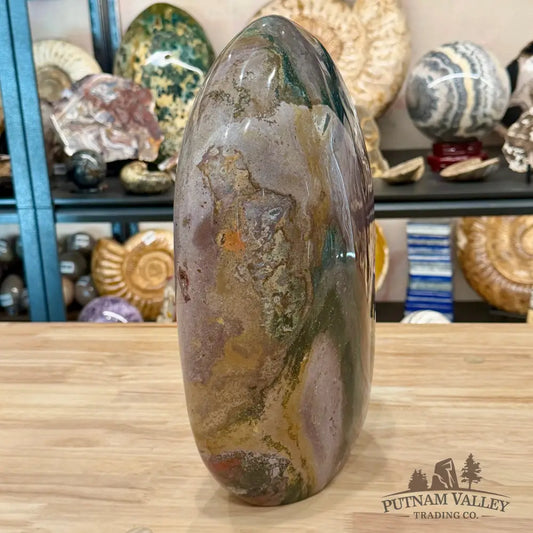 Ocean Jasper Freeform Statement Accent 13’’ | 25.04lb - Free Standing Accent