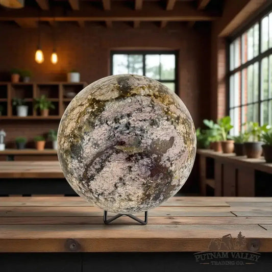 Ocean Jasper Sphere 6.17" - Putnam Valley Trading Co.