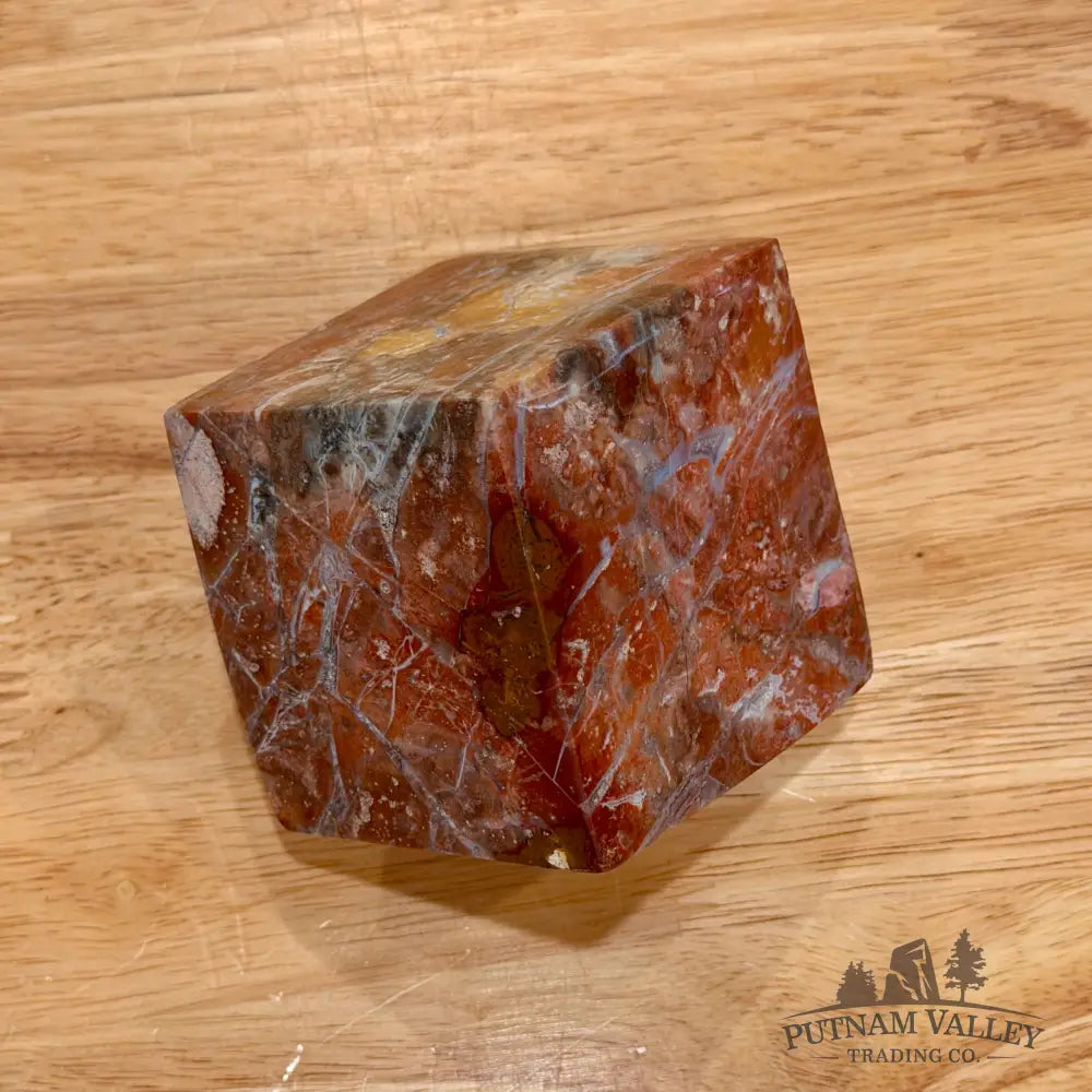 Ocean Jasper Sphere Standing Cube Cube