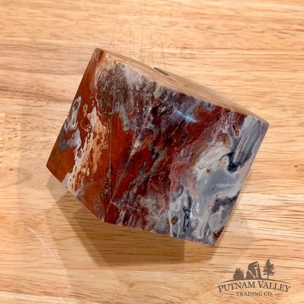 Ocean Jasper Sphere Standing Cube Cube