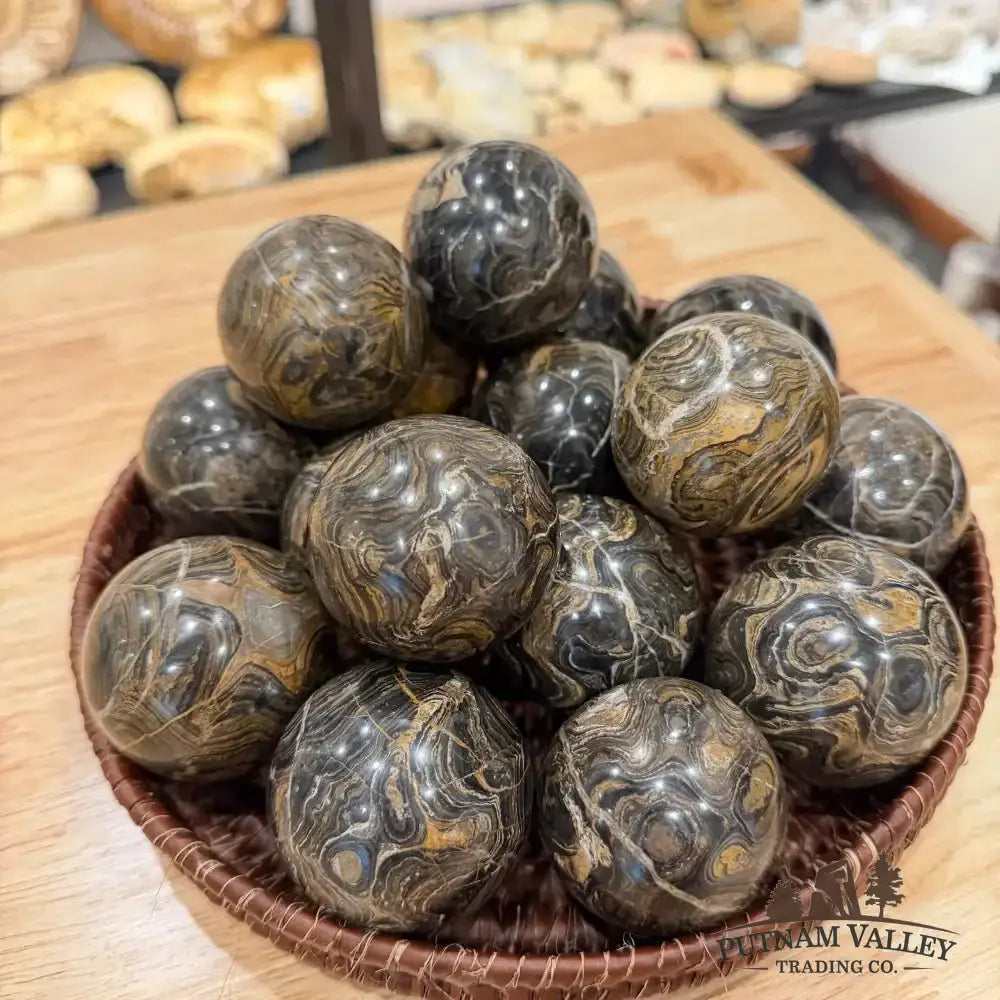 Peruvian Stromatolite Spheres - Putnam Valley Trading Co.