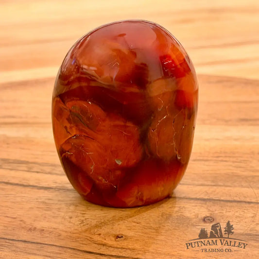 Polished Carnelian Accent 2.66’’ Heart