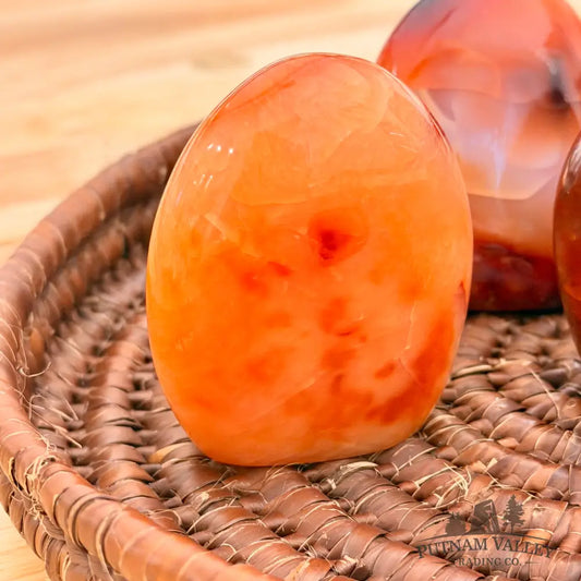 Polished Carnelian Accents 2.3-2.5’’ Heart