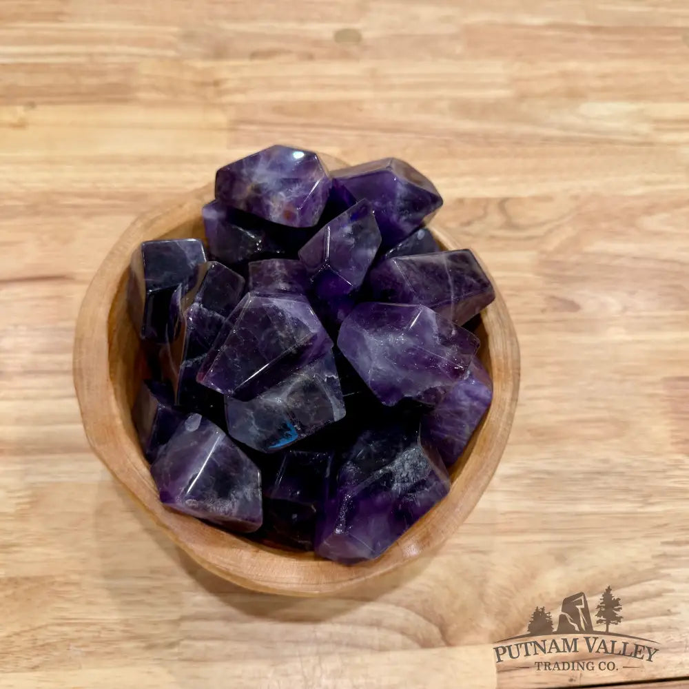Polished Dream Amethyst Freeforms (1 lb) Tumbled Stone