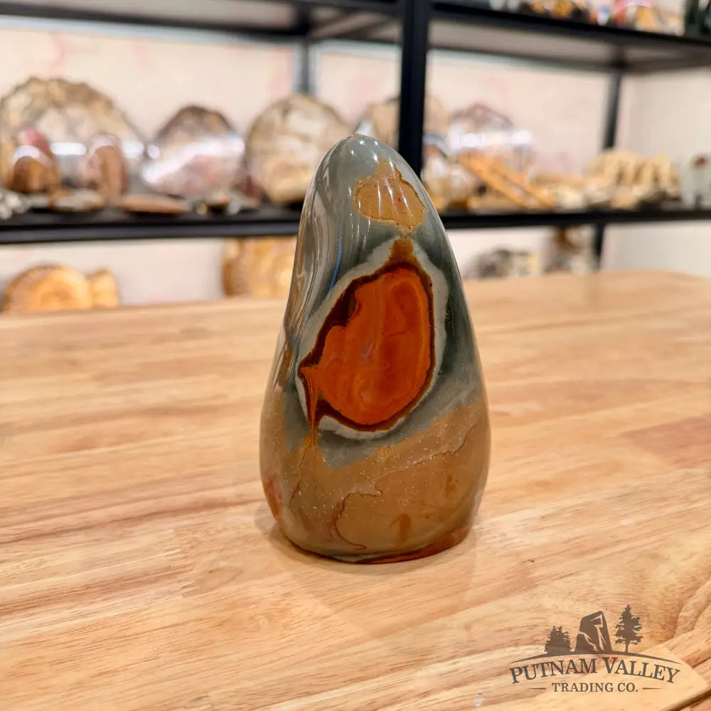 Polychrome Jasper Table Accent 5.41’’ Sculpture