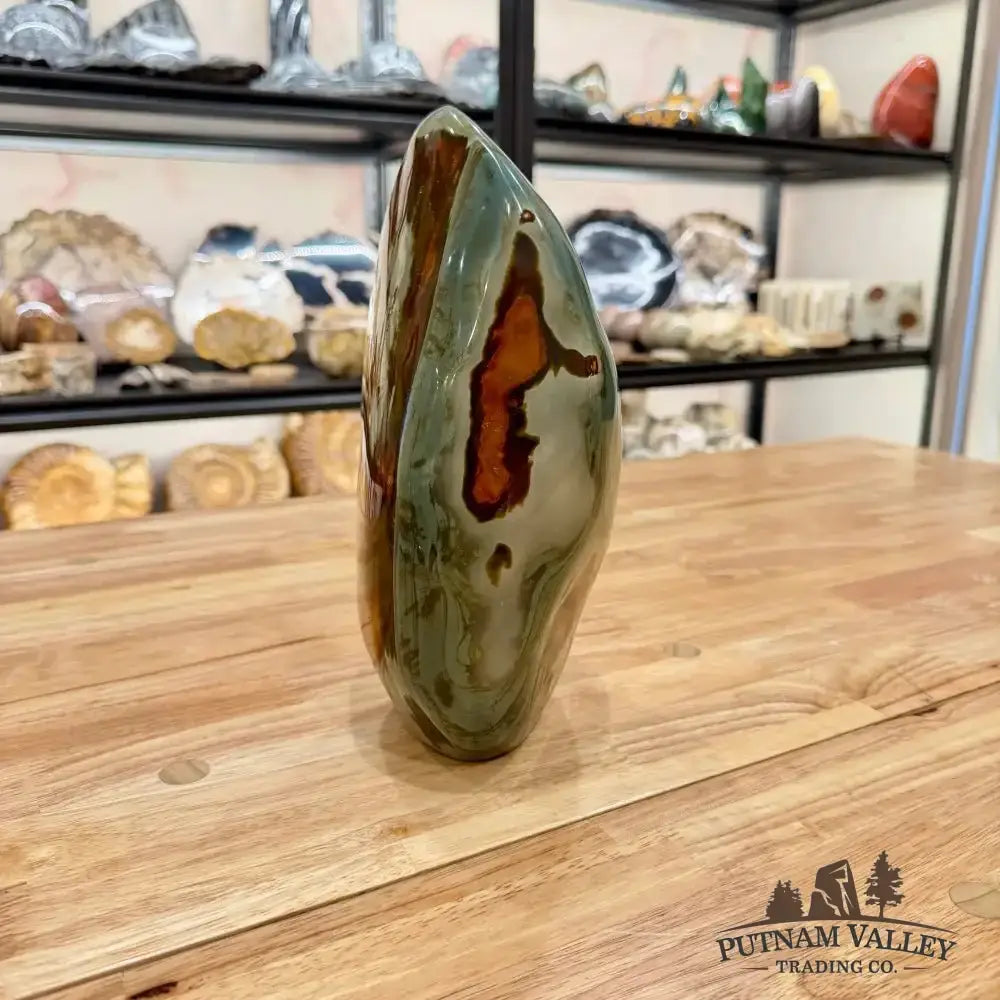 Polychrome Jasper Table Accent - Putnam Valley Trading Co.