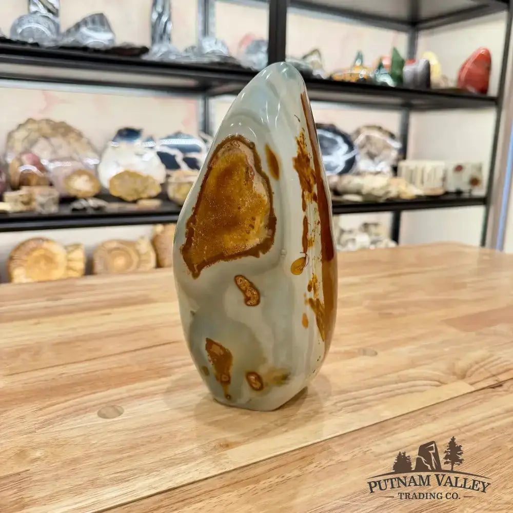 Polychrome Jasper Table Accent - Putnam Valley Trading Co.