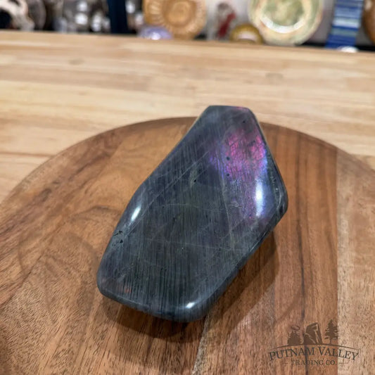 Purple Rainbow Labradorite Table Accent 5.94’’ - Free Standing Accent