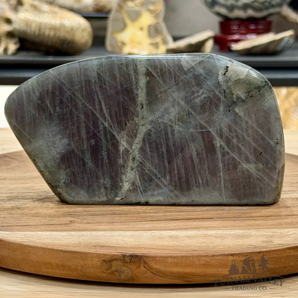 Purple Rainbow Labradorite Table Accent 6.53’’ - Free Standing Accent
