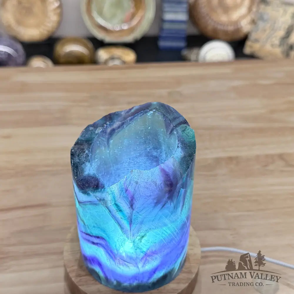 Rainbow Fluorite Lamp 4.87’’ - Lamp