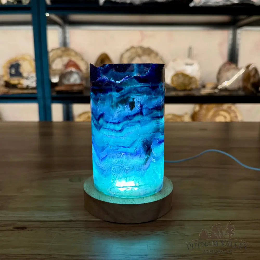 Rainbow Fluorite Lamp Lamp