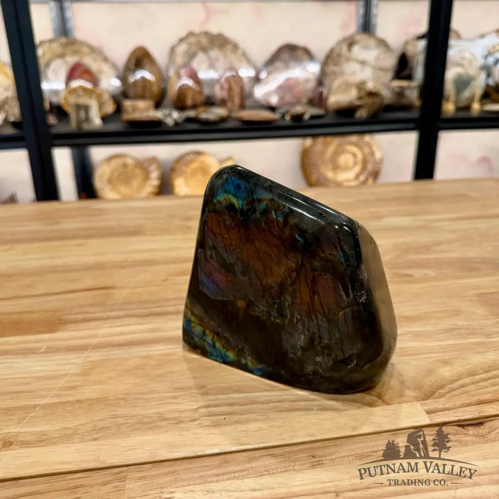 Rainbow Labradorite Table Accent 5.14’’ Sculpture